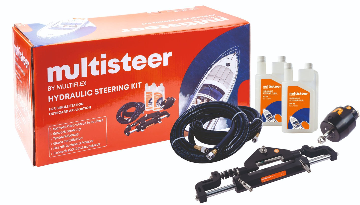 OH-350 multiflex Hydraulic Steering Kit for engines upto 350 Hp